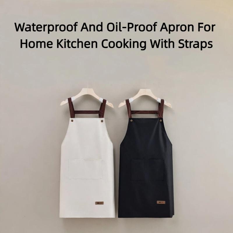 Home Cooking Work - 【SY】Wasserdichte und ölbeständige Schürze für Zuhause,