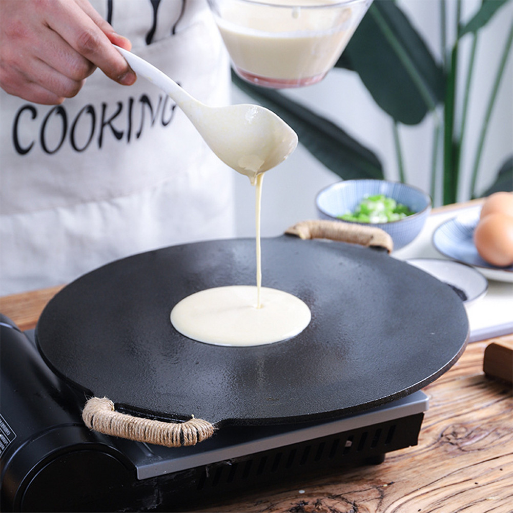 Dosa Pan Iron - 10,2/11/11,8/12,6/13,4 Zoll BBQ Bratpfanne Beschichtung Bratpfanne