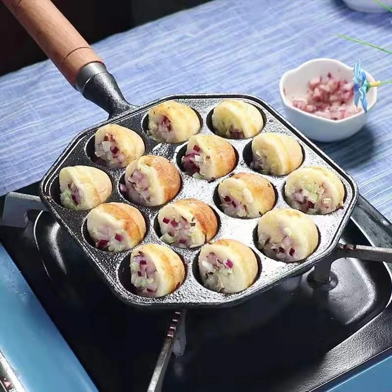 Backen Takoyaki Pfanne 14 Löch – Dosa Pan Iron Bewertung und Preis