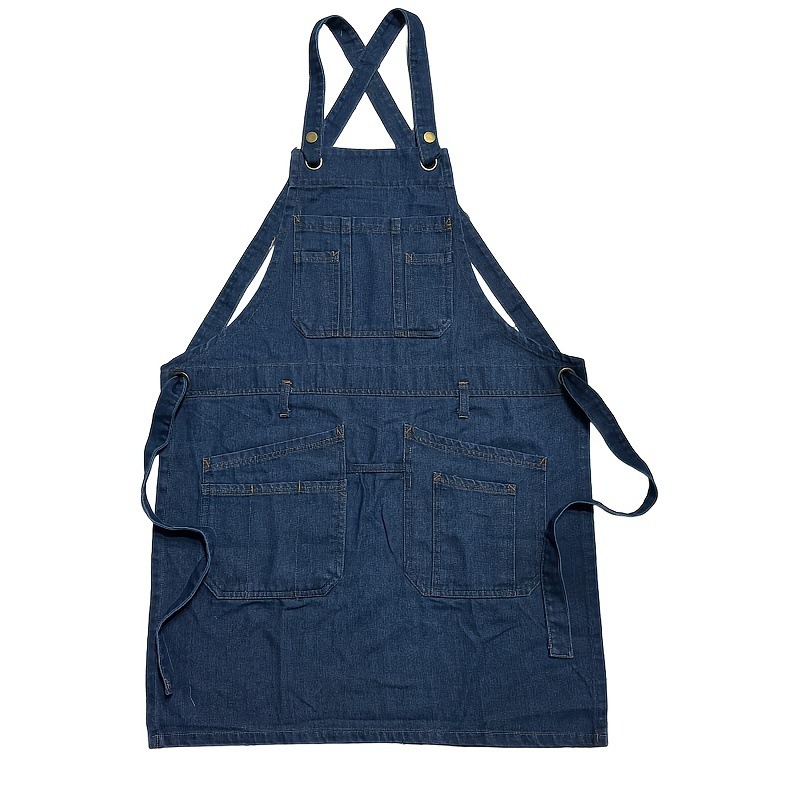 1 stücke Mode Denim Schürze Mu – Home Cooking Work Bewertung und Preis