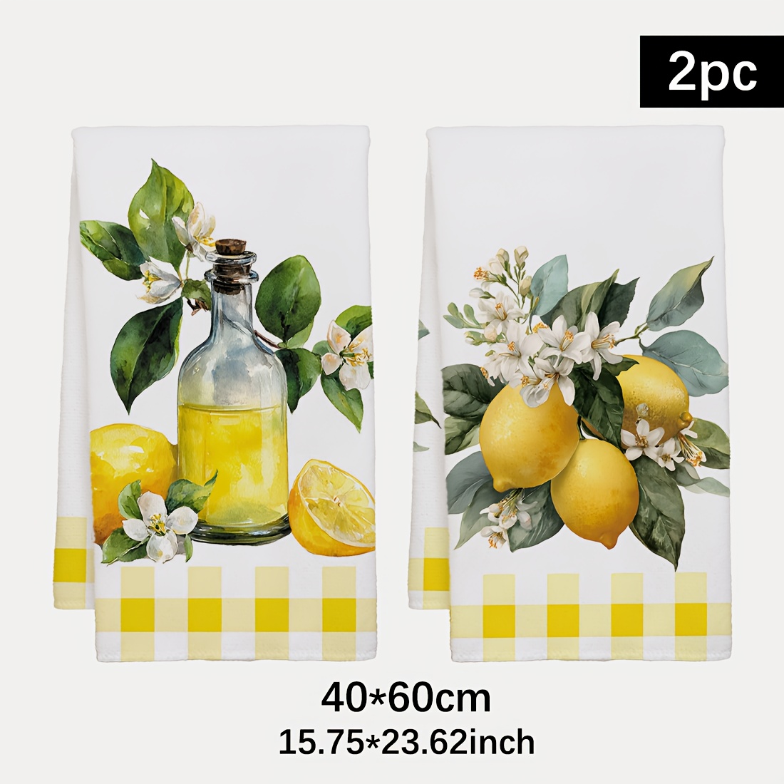 2 Stück, Küchentücher mit Zitr – Home Cooking Is The Best Bewertung und Preis