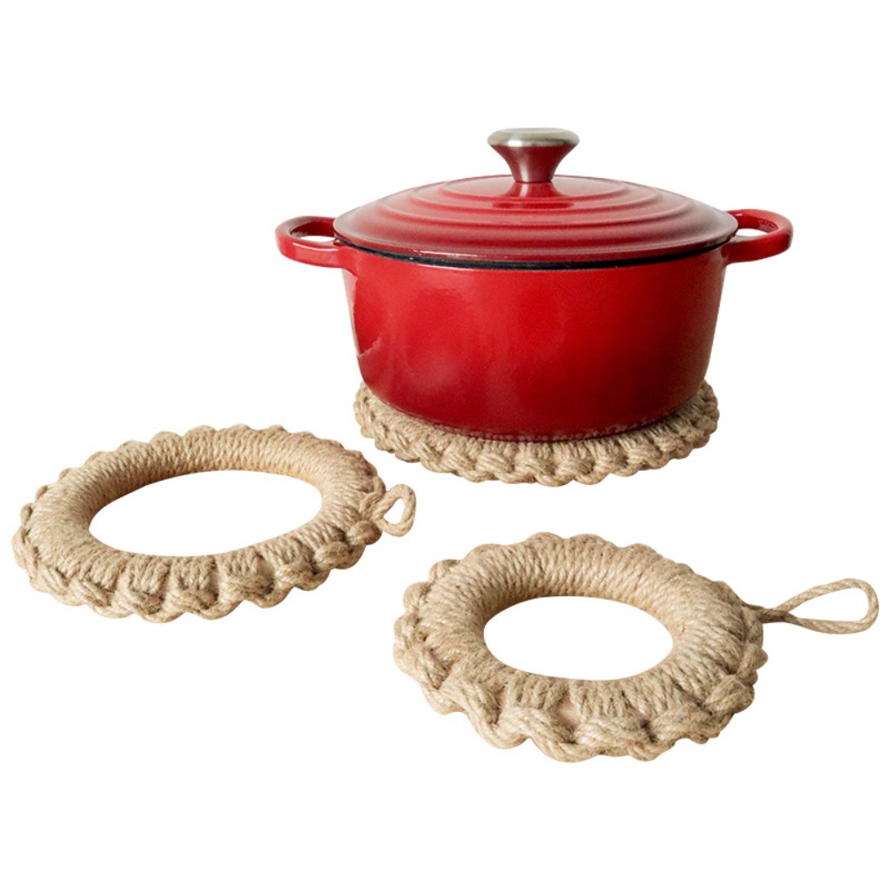 2er-Set rustikale Jute-Web-Unt – Dosa Pan Iron Bewertung und Preis