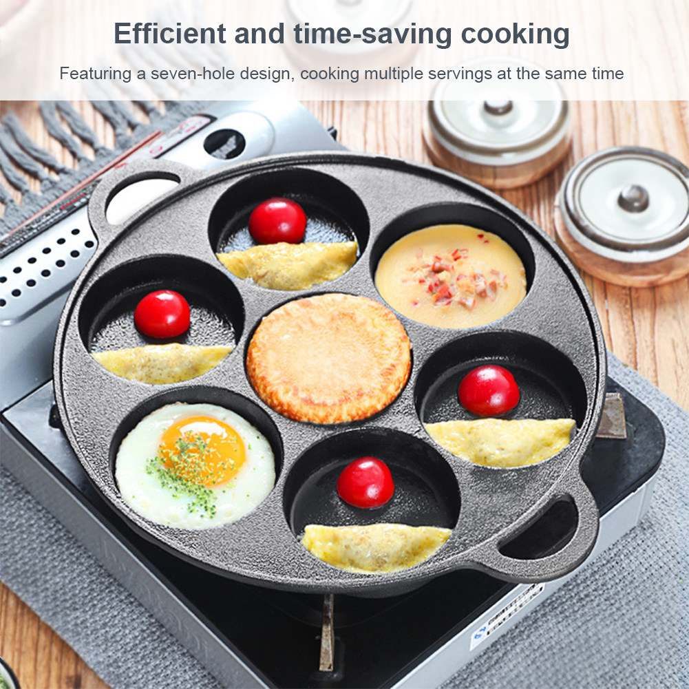 7-Loch Bratpfanne aus Gusseise – Dosa Pan Iron Bewertung und Preis