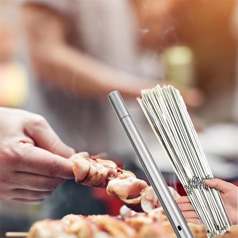 Edelstahl-Grillspieße, wiederv – Dosa Pan Iron Bewertung und Preis