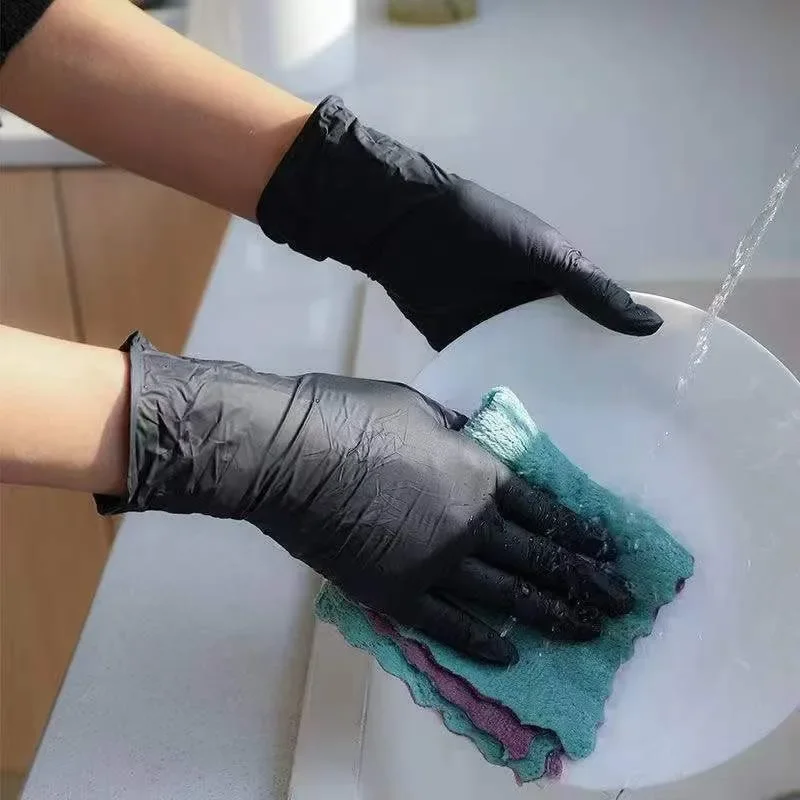 Einweghandschuhe, schwarz, für – Home Cooking Work Bewertung und Preis