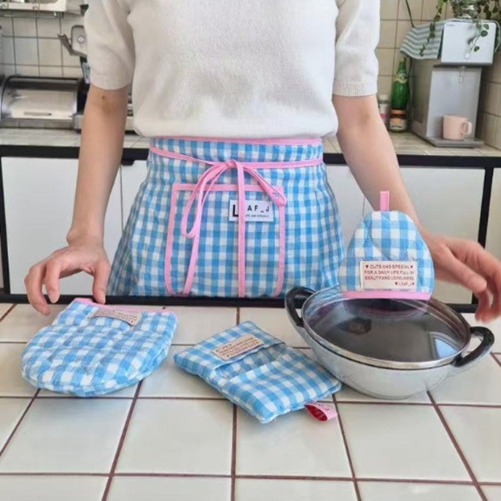 Neue Baumwoll-Halbschürze mit  – Home Cooking Work Bewertung und Preis