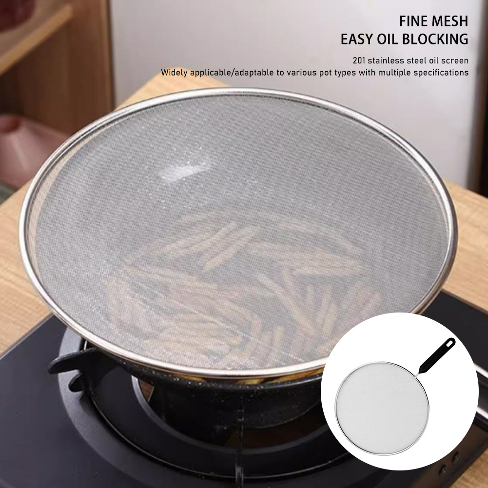 19–33 cm Edelstahl-Ölspritzsch – Dosa Pan Iron Bewertung und Preis