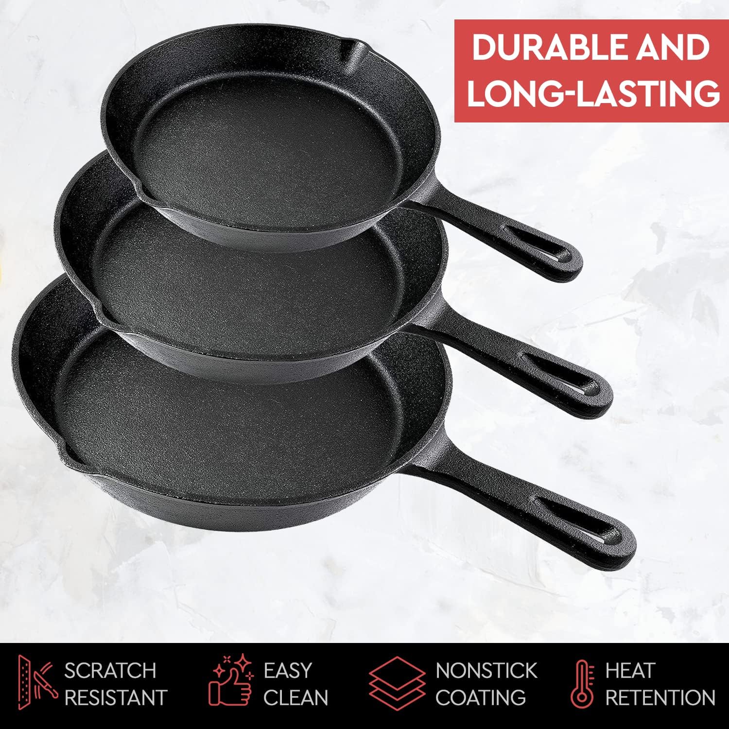 14/16/20cm Gusseisen-Bratpfann – Dosa Pan Iron Bewertung und Preis