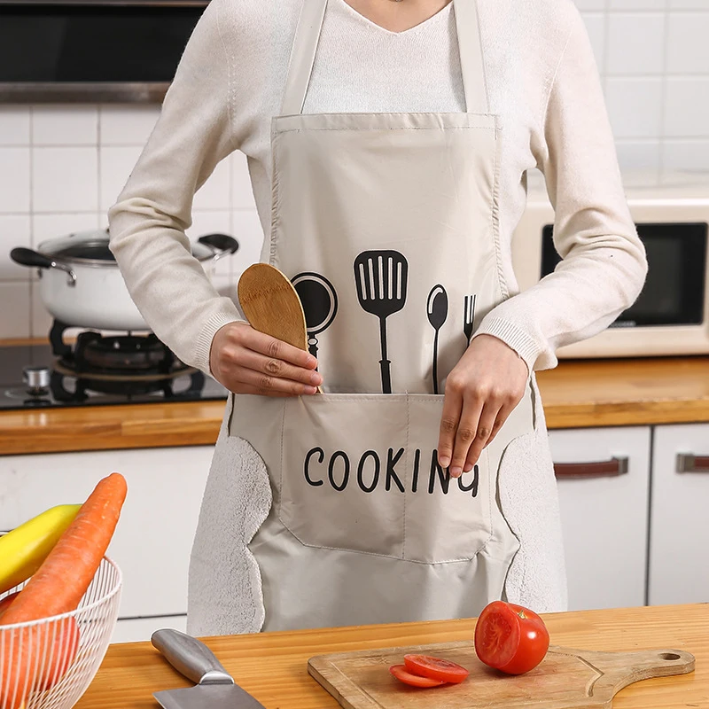 Schürze, wasserdicht, ölbestän – Home Cooking Work Bewertung und Preis